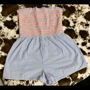 Romper swim cover up